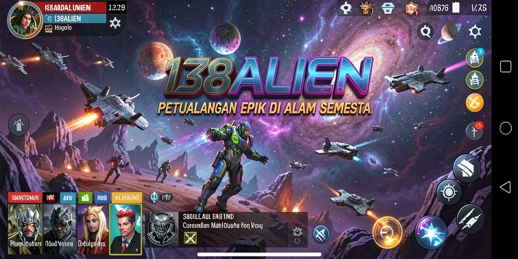 Tampilan gameplay RPG yang menakjubkan di 138ALIEN.