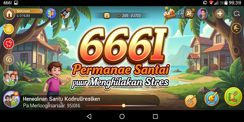 Tampilan gameplay <strong>666I</strong> yang menarik dan penuh warna.