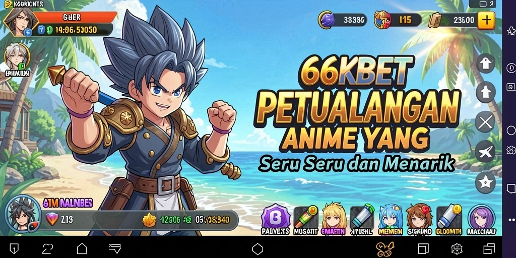 Tampilan gameplay Anime yang menarik dalam 66KBET.