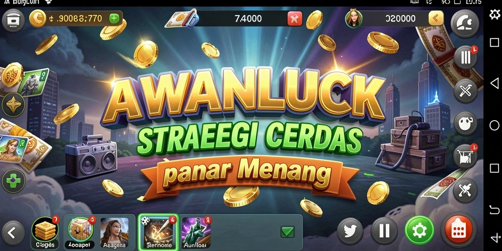 Tampilan gameplay strategi yang intens dan menegangkan.