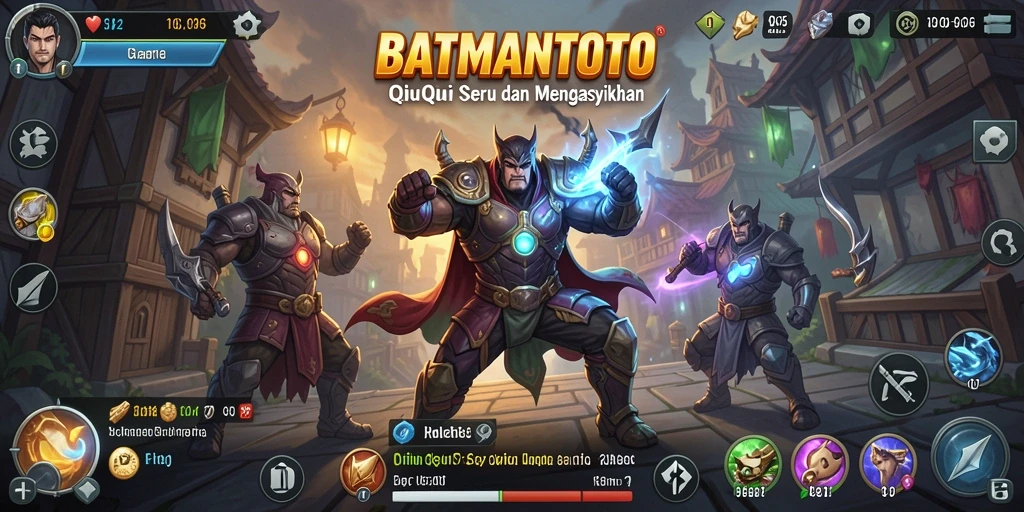 Tampilan gameplay menarik dari <strong>BATMANTOTO</strong> dengan suasana QiuQiu yang mendebarkan.