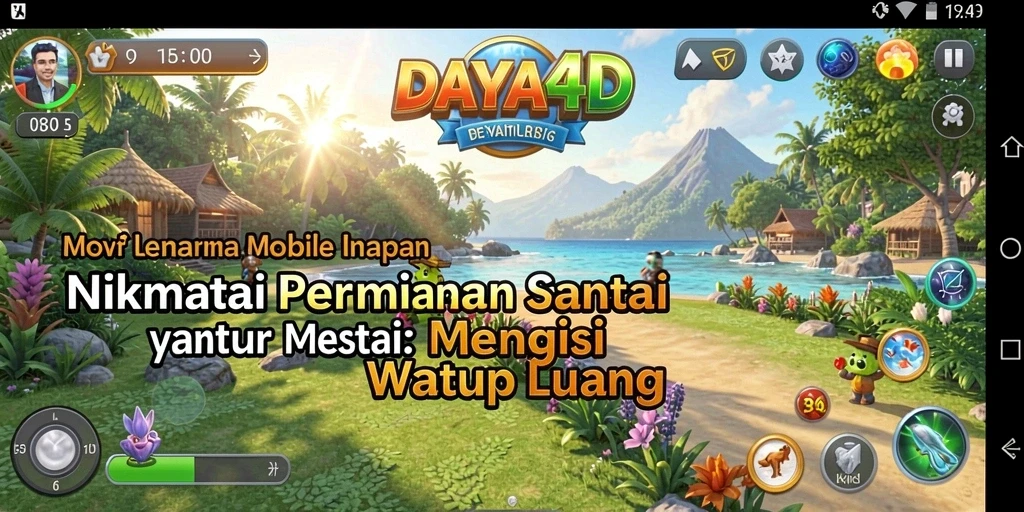 Tampilan gameplay DAYA4D yang penuh warna dan menarik.
