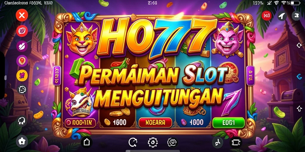 Tangkapan layar gameplay HO777 yang menampilkan keseruan permainan Slot.