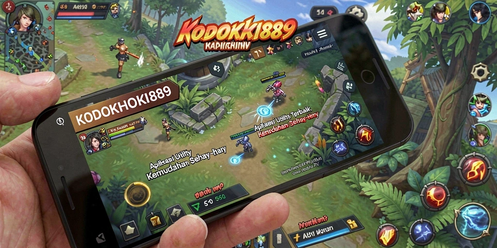 Tampilan antarmuka aplikasi KODOKHOKI889 yang user-friendly.