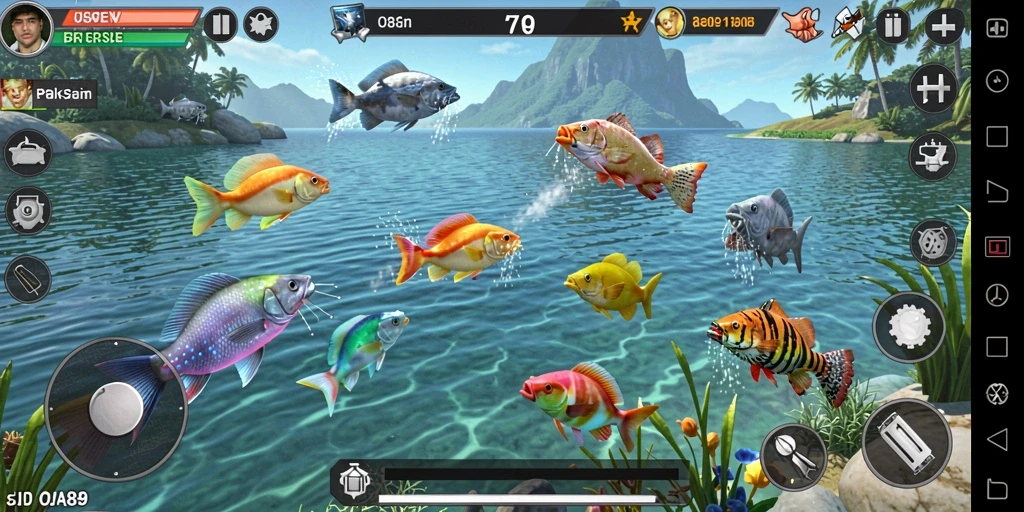 Screenshot gameplay OJA89 menampilkan aksi tembak ikan yang mendebarkan.