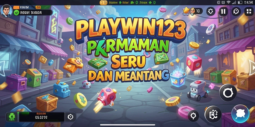 Tampilan gameplay seru dari PLAYWIN123 dengan tantangan menarik.