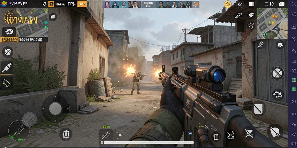 Tampilan gameplay SVIP9 yang menegangkan dan penuh aksi.